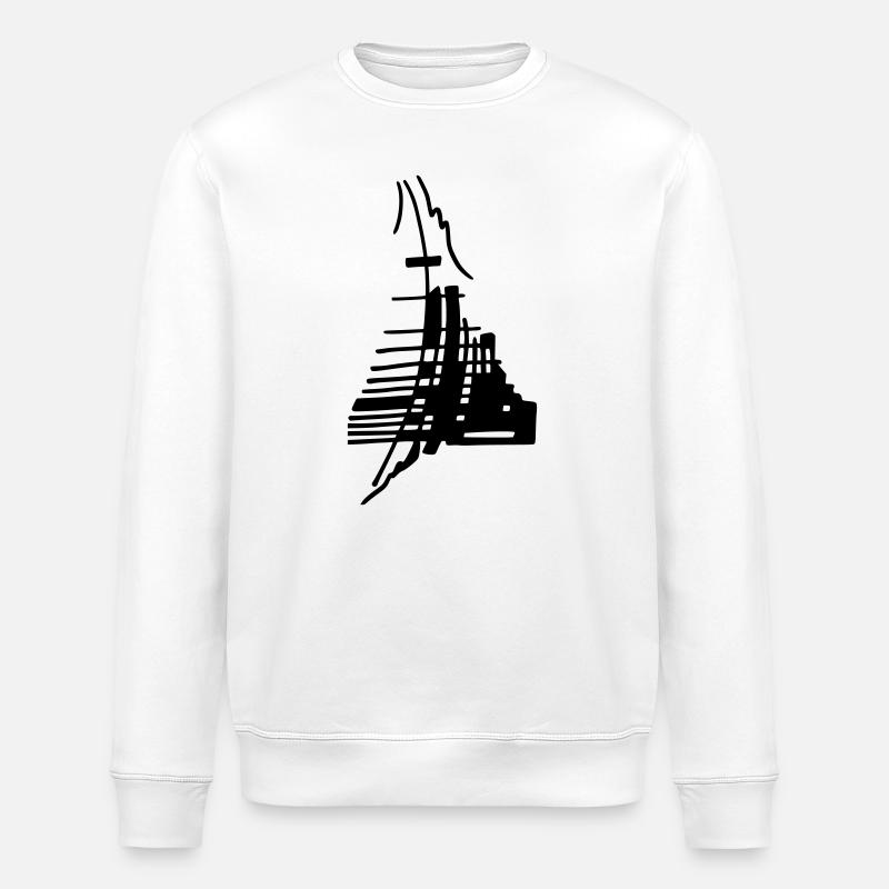 Sakura  - Stanley/Stella Unisex Bio-Sweatshirt ROLLER - Weiß