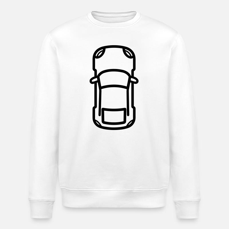 voiture - Sweat bio ROLLER Stanley/Stella Unisexe - blanc