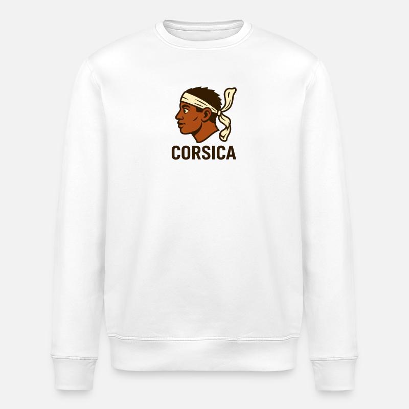 corsica - Sweat bio ROLLER Stanley/Stella Unisexe - blanc