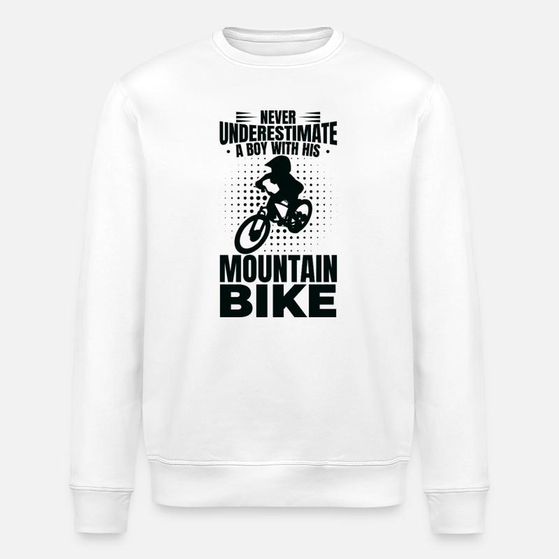 Garçon VTT - Sweat bio ROLLER Stanley/Stella Unisexe - blanc