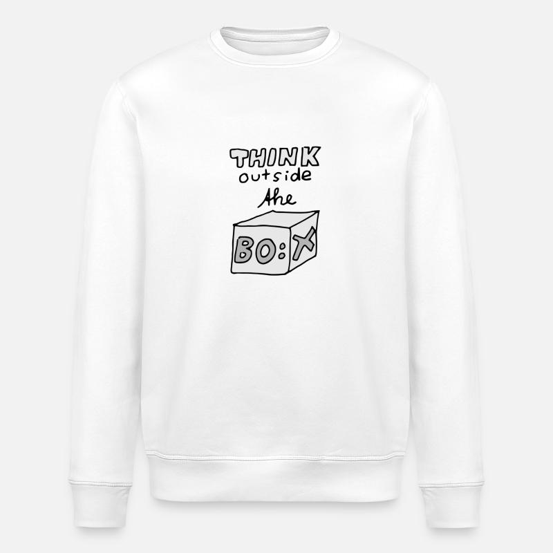 Think outside the Box! - Stanley/Stella Unisex Bio-Sweatshirt ROLLER - Weiß