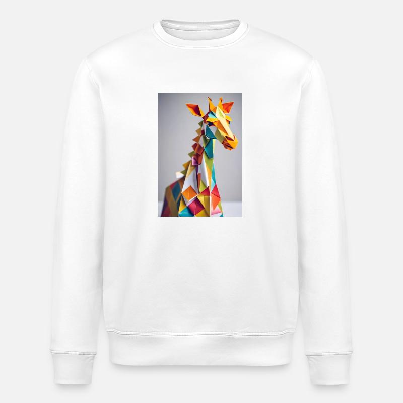 Giraffe - Stanley/Stella Unisex Bio-Sweatshirt ROLLER - Weiß