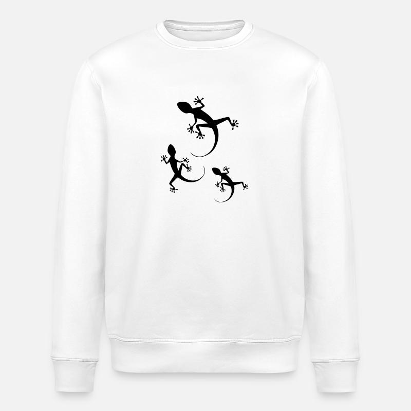Geko - Stanley/Stella Unisex Bio-Sweatshirt ROLLER - Weiß