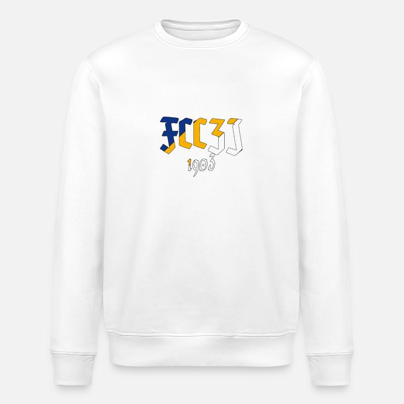 FCCZJ 1903 - Stanley/Stella Unisex Bio-Sweatshirt ROLLER - Weiß