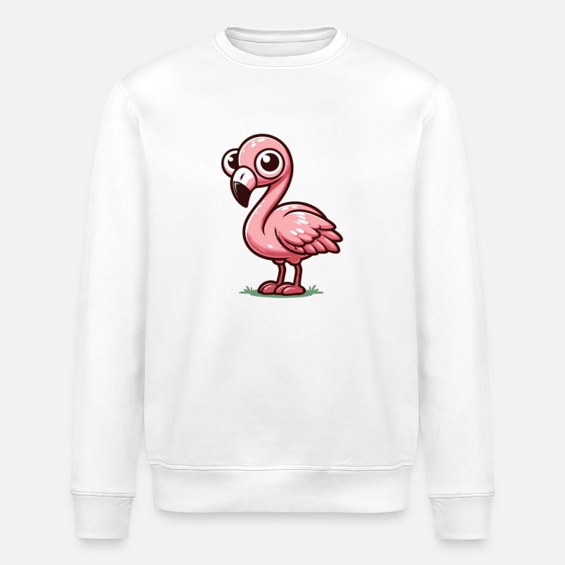 Flamant - Sweat bio ROLLER Stanley/Stella Unisexe - blanc