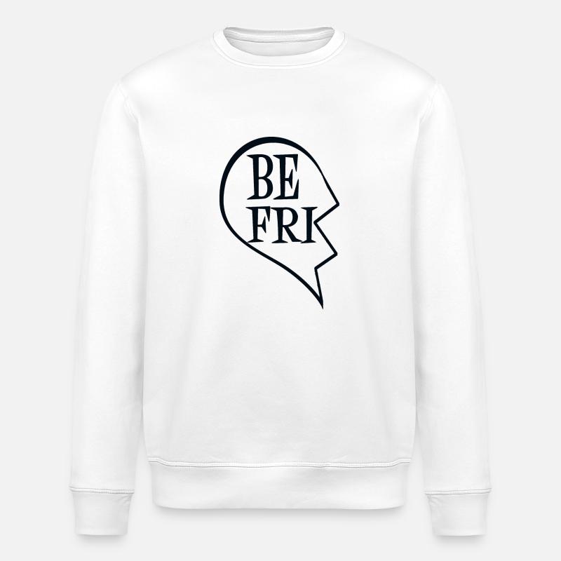 Freundschaft - Stanley/Stella Unisex Bio-Sweatshirt ROLLER - Weiß