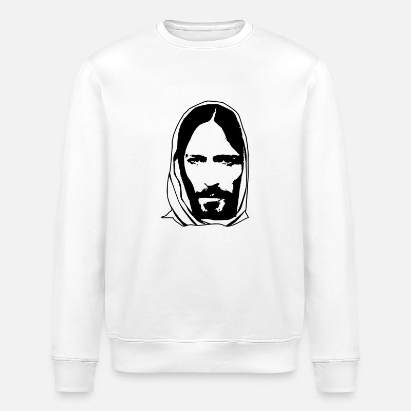 Jesus - Sweat bio ROLLER Stanley/Stella Unisexe - blanc