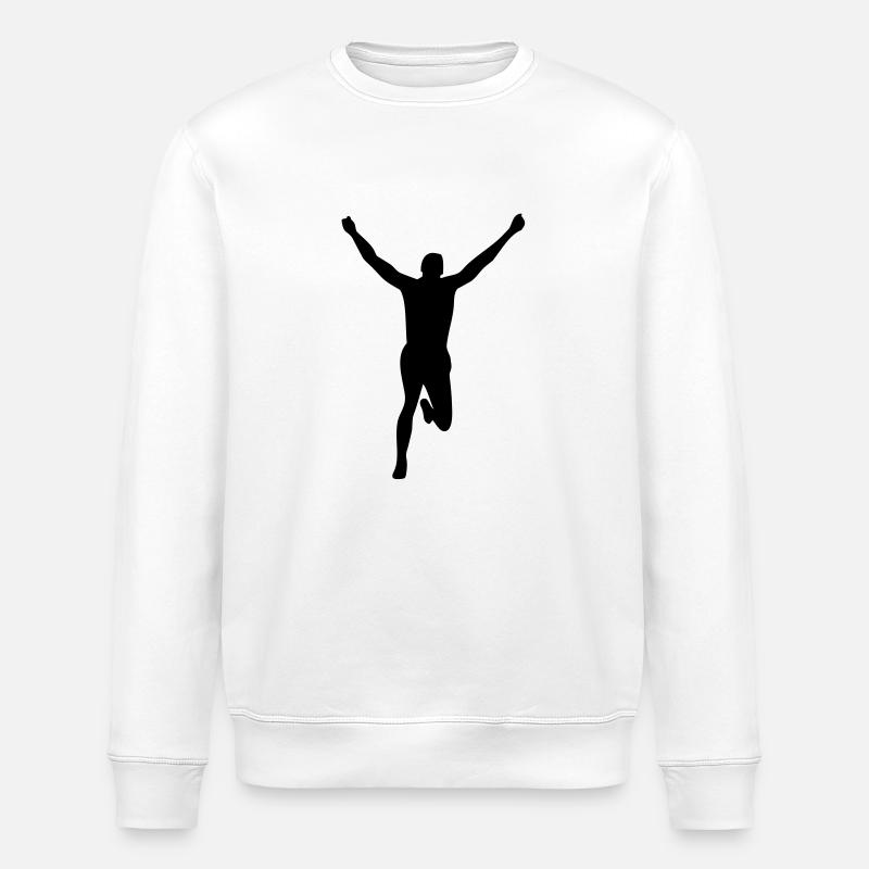Marathon Läufer - Stanley/Stella Unisex Bio-Sweatshirt ROLLER - Weiß