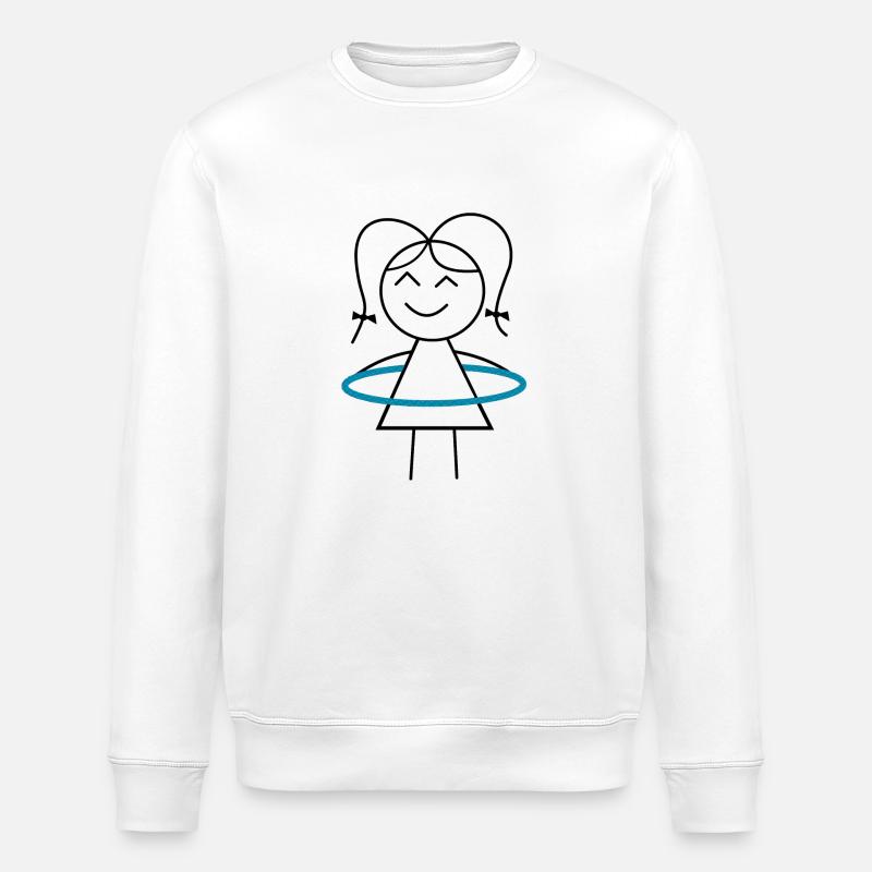 hula hoop - Stanley/Stella Unisex Bio-Sweatshirt ROLLER - Weiß