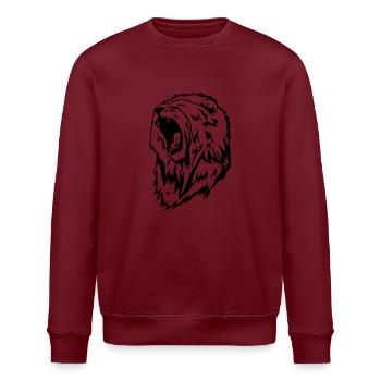 Löwenkopf - Stanley/Stella Unisex Bio-Sweatshirt ROLLER - Weiß - Vorne - Nik (191cm)