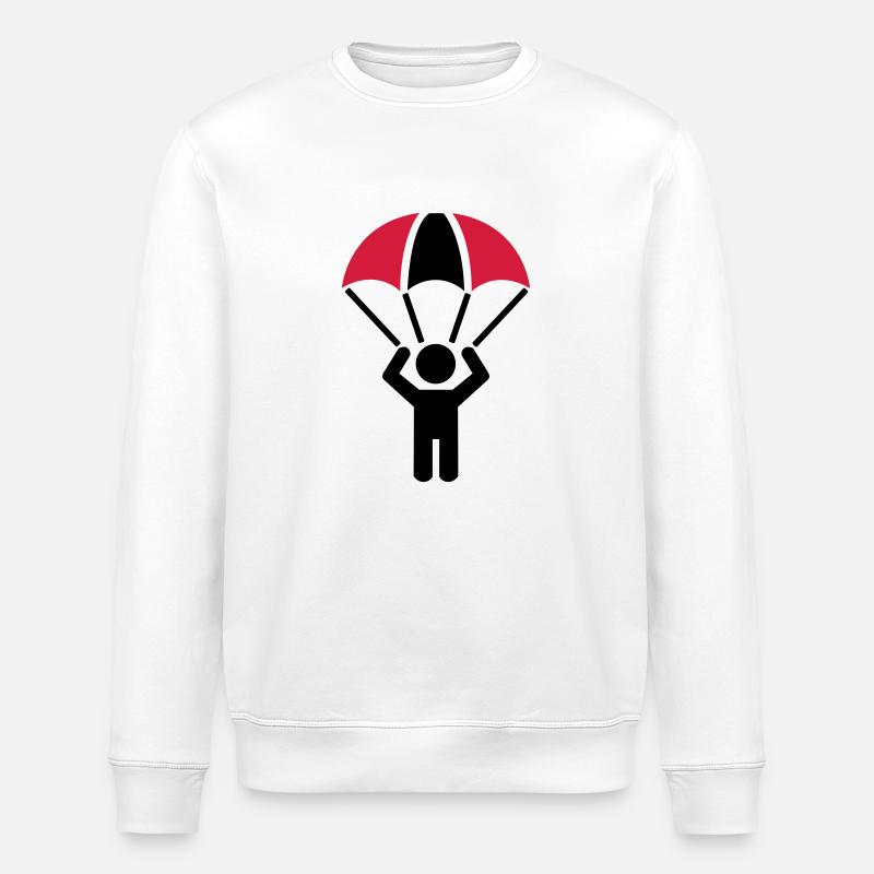 Parachute - Sweat bio ROLLER Stanley/Stella Unisexe - blanc