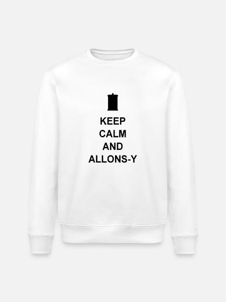 Allons-y - Stanley/Stella Unisex Bio-Sweatshirt ROLLER - Weiß