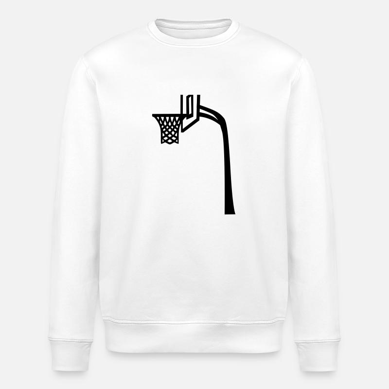 Basketball - Stanley/Stella ROLLER Unisex Organic Sweatshirt - white