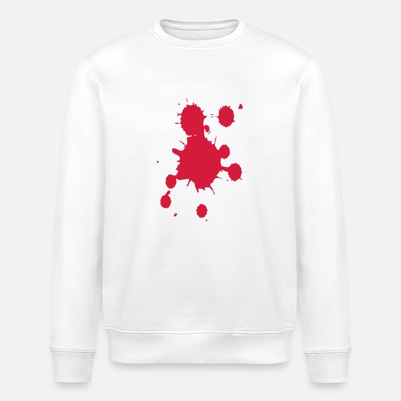 Blood - Stanley/Stella Unisex Bio-Sweatshirt ROLLER - Weiß