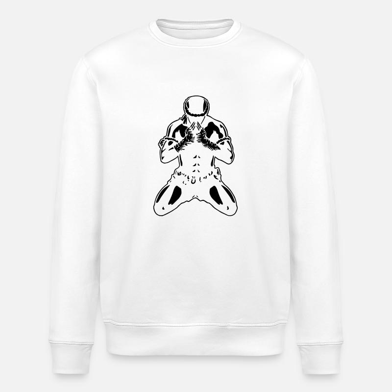 muay_thai_fighter04c - Sweat bio ROLLER Stanley/Stella Unisexe - blanc