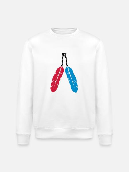 federn_002 - Stanley/Stella Unisex Bio-Sweatshirt ROLLER - Weiß