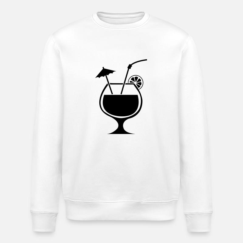 cocktail - Stanley/Stella Unisex Bio-Sweatshirt ROLLER - Weiß