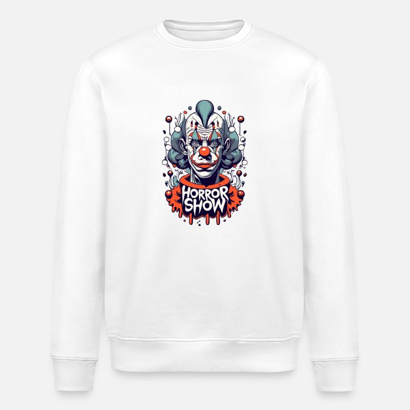 Spectacle d’horreur - Sweat bio ROLLER Stanley/Stella Unisexe - blanc