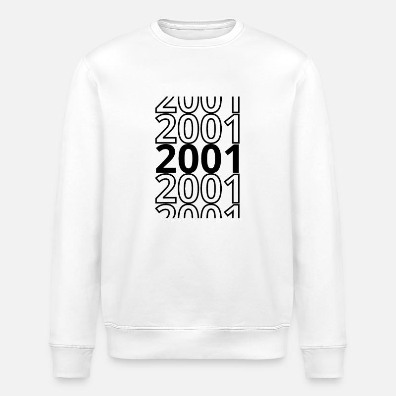 2001 2001 2001 - Stanley/Stella Unisex Bio-Sweatshirt ROLLER - Weiß