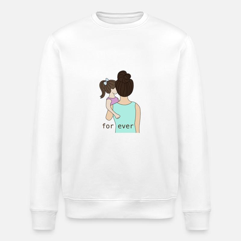 Forever Mom - Stanley/Stella Unisex Bio-Sweatshirt ROLLER - Weiß
