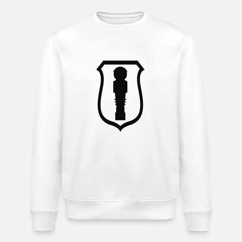 kicker_wappen - Sweat bio ROLLER Stanley/Stella Unisexe - blanc