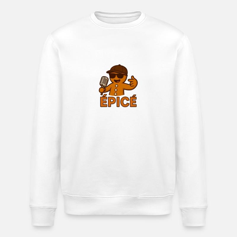 Logo Épicé by JéjéL'Épicé - Sweat bio ROLLER Stanley/Stella Unisexe - blanc