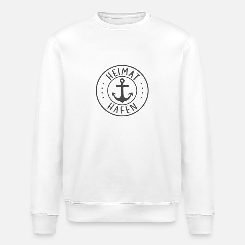 Heimathafen - Stanley/Stella Unisex Bio-Sweatshirt ROLLER - Weiß