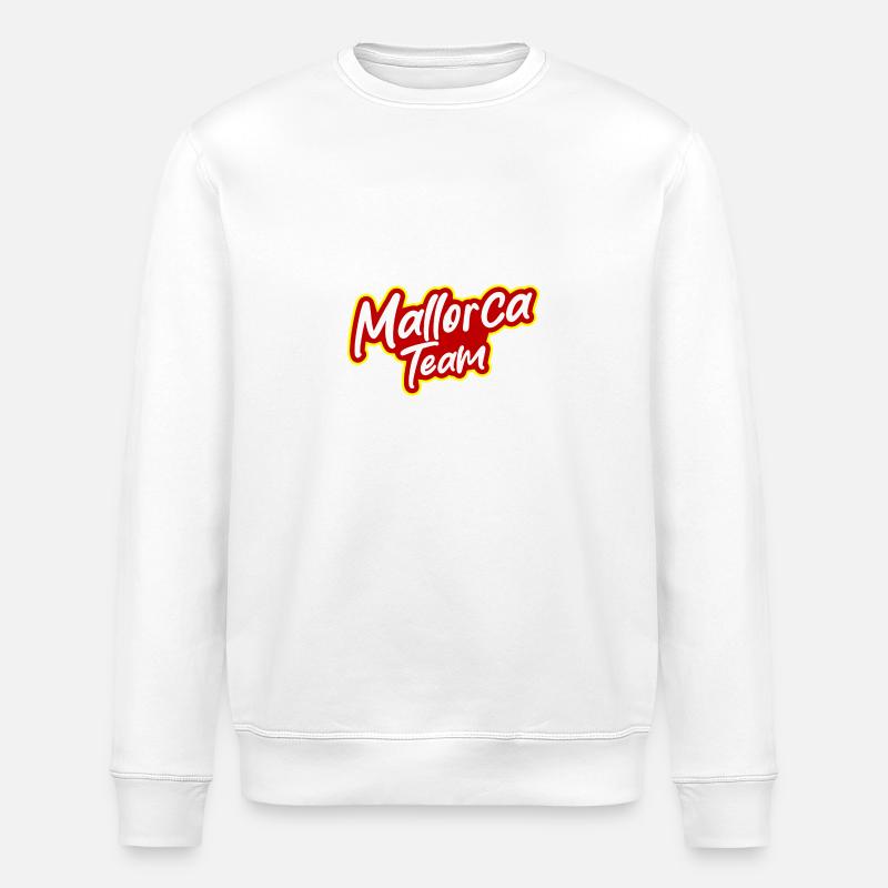 Mallorca Team - Stanley/Stella ROLLER Unisex Organic Sweatshirt - white