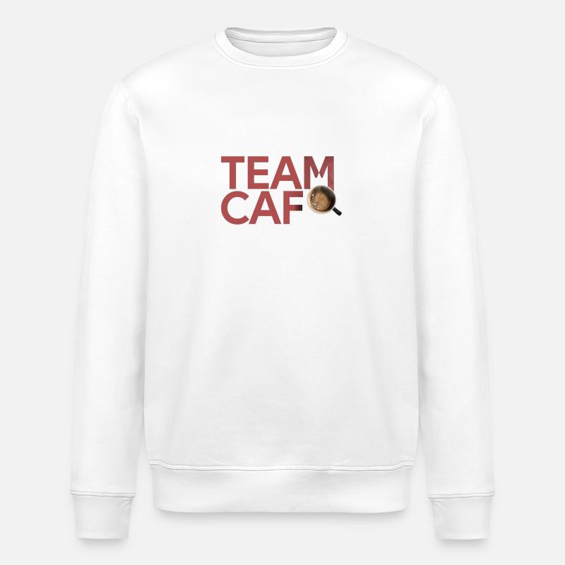 Team Coffee - Stanley/Stella ROLLER Unisex Organic Sweatshirt - white