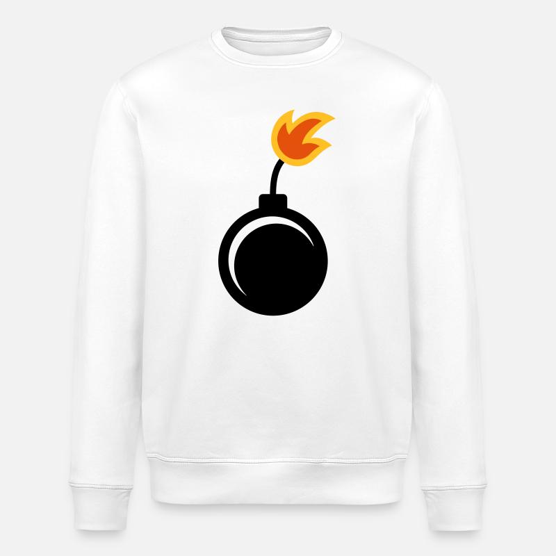 Bombe - Sweat bio ROLLER Stanley/Stella Unisexe - blanc