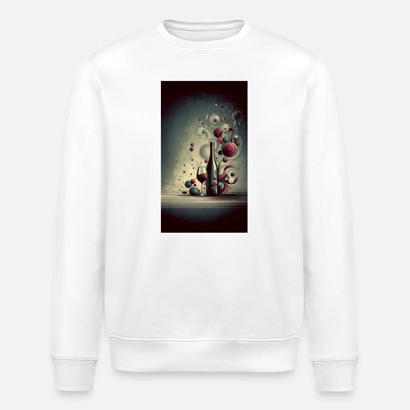 Wein 1 2 - Stanley/Stella Unisex Bio-Sweatshirt ROLLER - Weiß