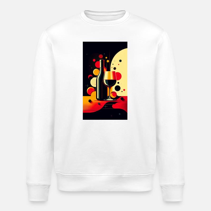 Wein 2 2 - Stanley/Stella Unisex Bio-Sweatshirt ROLLER - Weiß