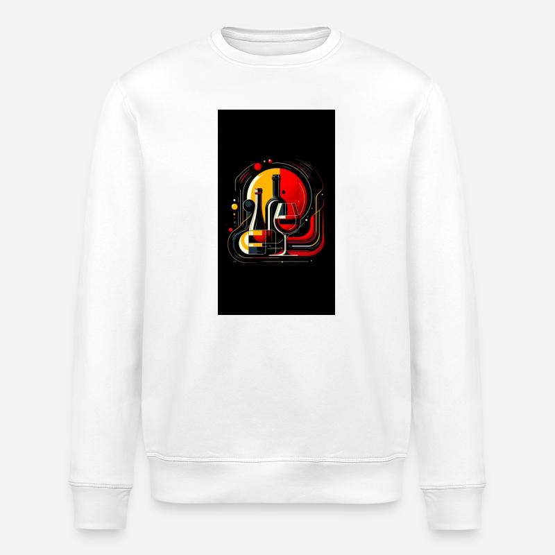 Wein 2 4 - Stanley/Stella Unisex Bio-Sweatshirt ROLLER - Weiß