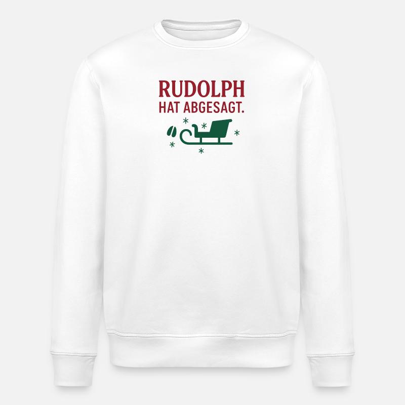 Rudolph hat abgesagt - Stanley/Stella Unisex Bio-Sweatshirt ROLLER - Weiß