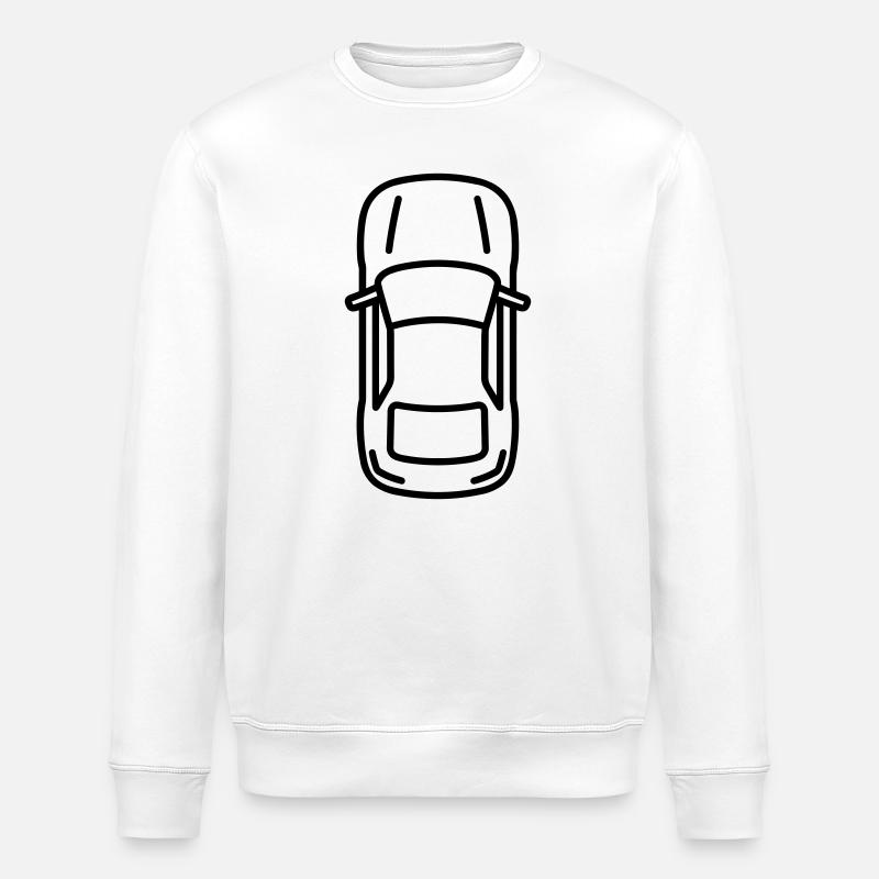 voiture - Sweat bio ROLLER Stanley/Stella Unisexe - blanc