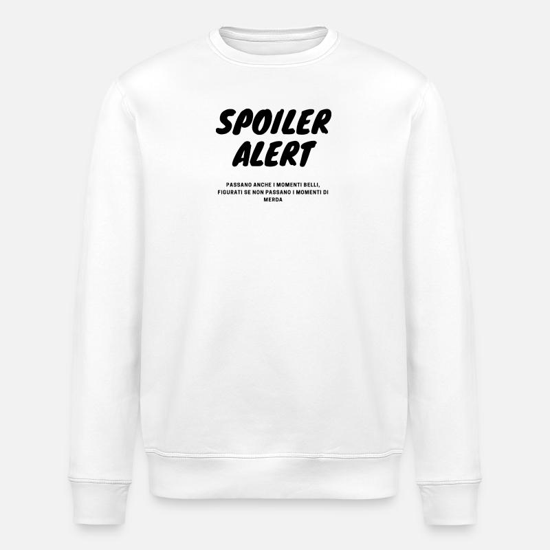 Spoiler_Alert - Sweat bio ROLLER Stanley/Stella Unisexe - blanc