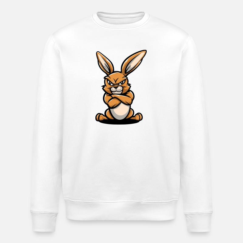 Bande dessinée Bunny - Sweat bio ROLLER Stanley/Stella Unisexe - blanc