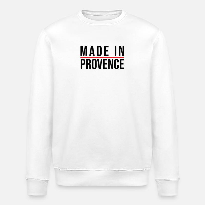 Made in Provence - Sweat bio ROLLER Stanley/Stella Unisexe - blanc