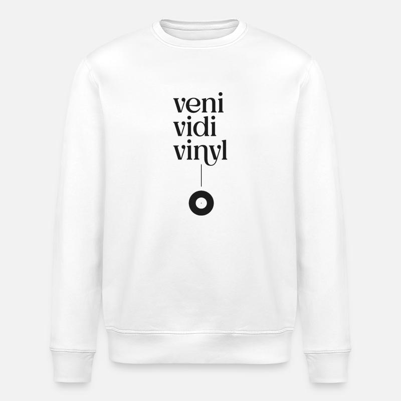 Veni Vidi Vinyle - Sweat bio ROLLER Stanley/Stella Unisexe - blanc