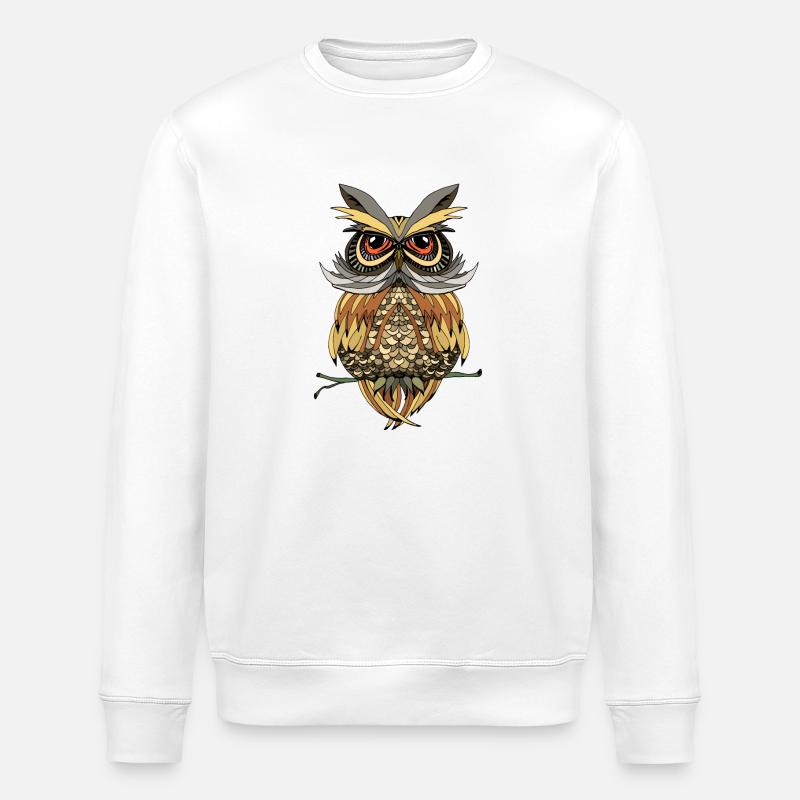 Oiseau - Sweat bio ROLLER Stanley/Stella Unisexe - blanc