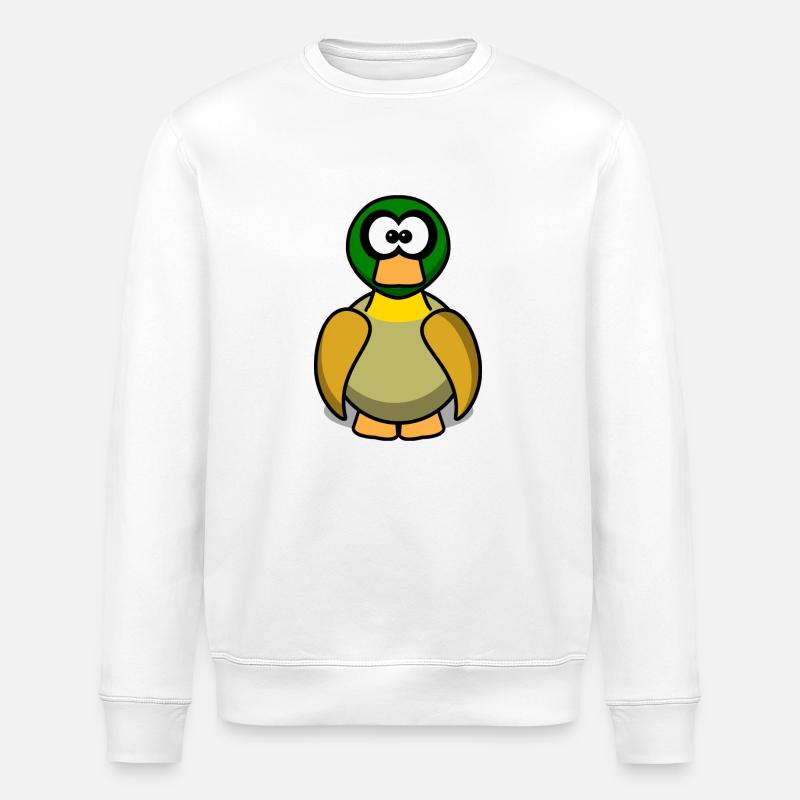 duck6 - Stanley/Stella Unisex Bio-Sweatshirt ROLLER - Weiß