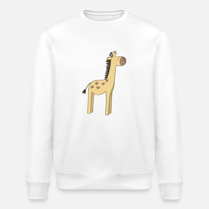 Girafe - Sweat bio ROLLER Stanley/Stella Unisexe - blanc