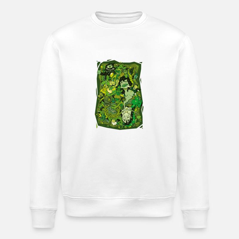 lsd_absinth - Stanley/Stella ROLLER Unisex Organic Sweatshirt - white