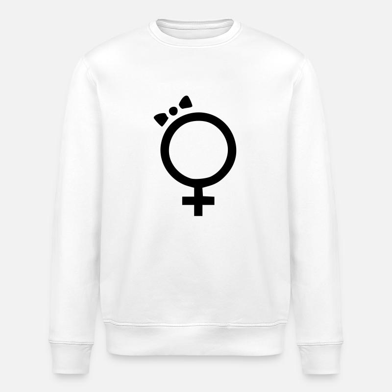 Geschlechtzeichen weibli - Stanley/Stella Unisex Bio-Sweatshirt ROLLER - Weiß