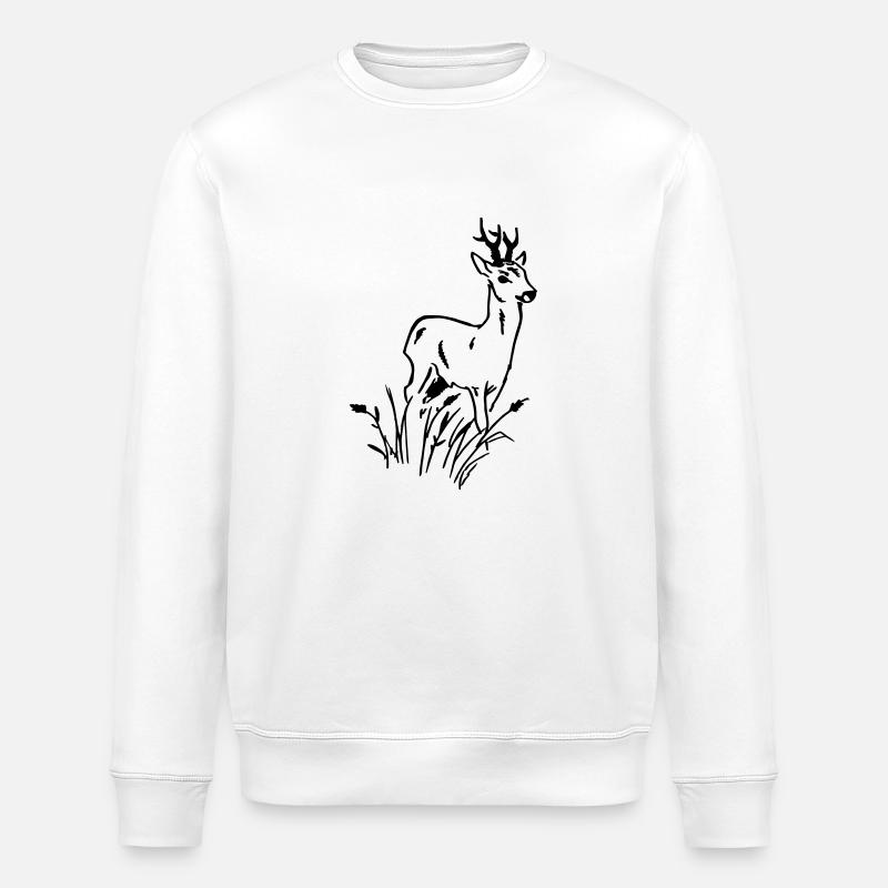 Roe - Stanley/Stella ROLLER Unisex Organic Sweatshirt - white