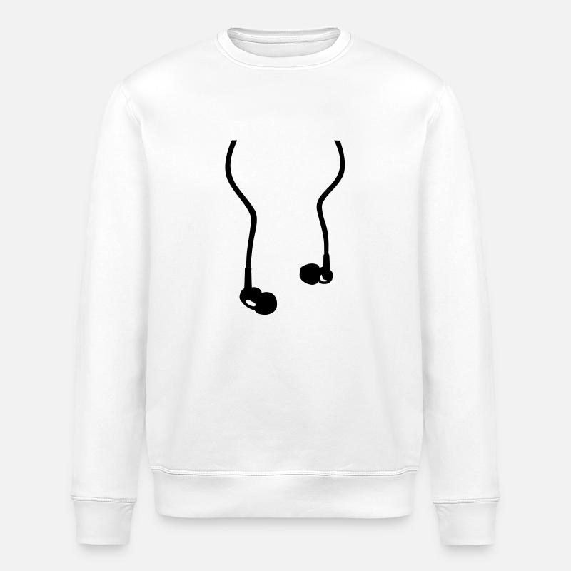 Kopfhörer - Stanley/Stella Unisex Bio-Sweatshirt ROLLER - Weiß