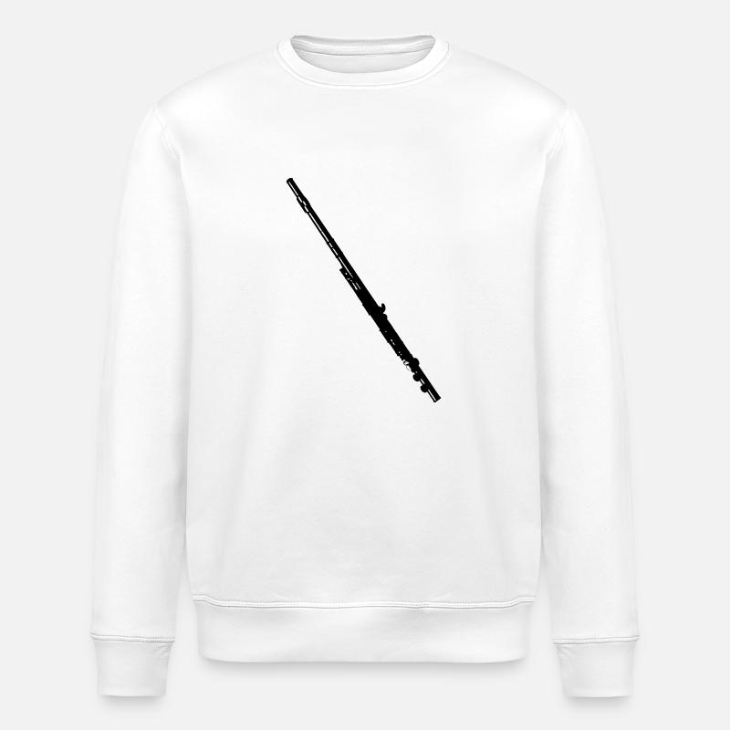 Querfloete - Stanley/Stella Unisex Bio-Sweatshirt ROLLER - Weiß