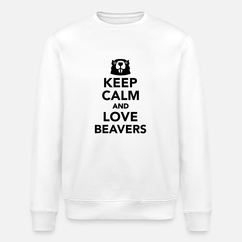 Biber - Stanley/Stella Unisex Bio-Sweatshirt ROLLER - Weiß