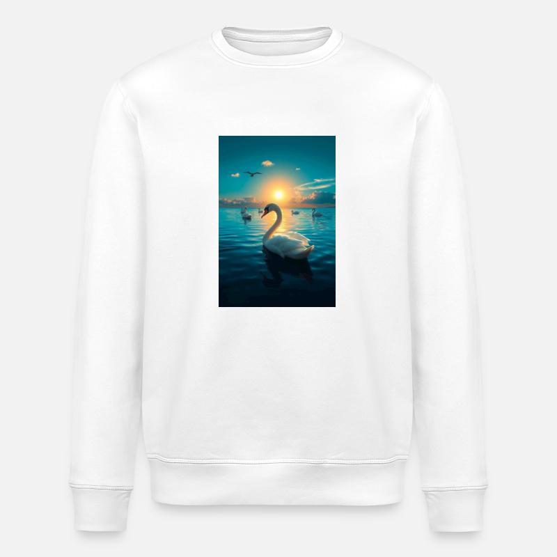 Schwanenglanz - Stanley/Stella Unisex Bio-Sweatshirt ROLLER - Weiß