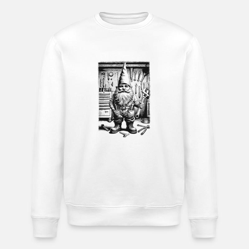 Mechaniker - Stanley/Stella Unisex Bio-Sweatshirt ROLLER - Weiß